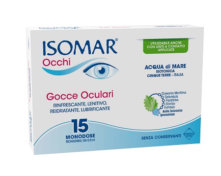 ISOMAR OCCHI GOCCE OCULARI ALL'ACIDO IALURONICO 0,20% 15 FLACONCINI - Farmaunclick.it