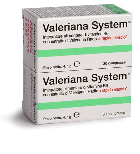 VALERIANA SYSTEM 30 COMPRESSE+30 COMPRESSE - Farmaunclick.it