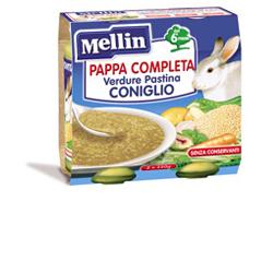 MELLIN PAPPA COMPLETA CONIGLIO 250 G 2 PEZZI - Farmaunclick.it