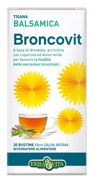 BRONCOVIT TISANA 20 BUSTINE 2G - Farmaunclick.it