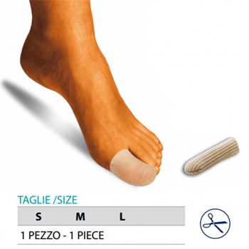 ORIONE OK PED G105 CAPPUCCIO PROTEGGI DITA GEL POLIMERO RIVESTITO TESSUTO S 1 PEZZO - Farmaunclick.it