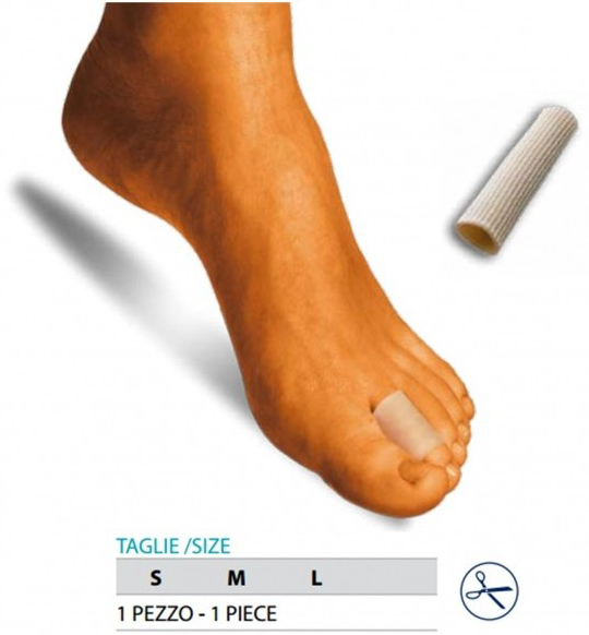 ORIONE OK PED G106 TUBO PROTEGGI DITA GEL POLIMERO RIVESTITO M 1 PEZZO - Farmaunclick.it