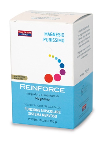 REINFORCE MAGNESIO PURISSIMO 150 GRAMMI DI POLVERE - Farmaunclick.it
