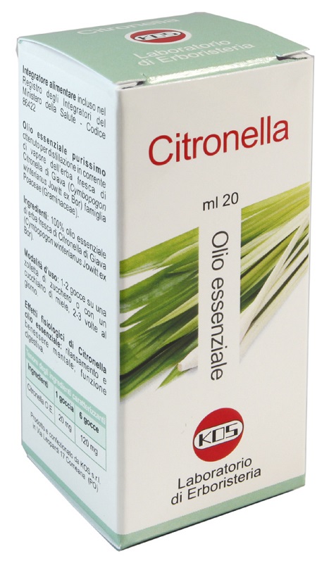 CITRONELLA OLIO ESSENZIALE 20 ML - Farmaunclick.it