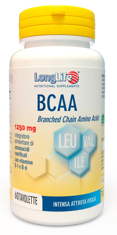 LONGLIFE BCAA 1250 MG - Farmaunclick.it