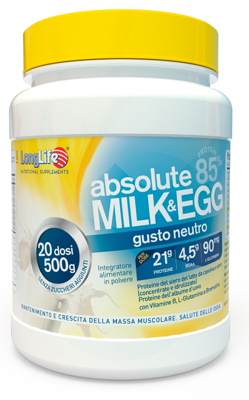 LONGLIFE ABSOLUTE MILK EGG 500 G - Farmaunclick.it