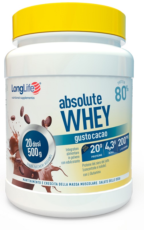 LONGLIFE ABSOLUTE WHEY CACAO - Farmaunclick.it