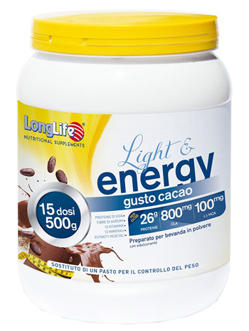 LONGLIFE LIGHT & ENERGY CACAO 500 G - Farmaunclick.it