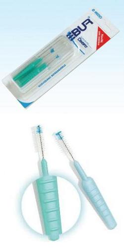 EBUR SCOVOLINO FINE CON MANICO IN ASTUCCIO TASCABILE 5 PEZZI - Farmaunclick.it