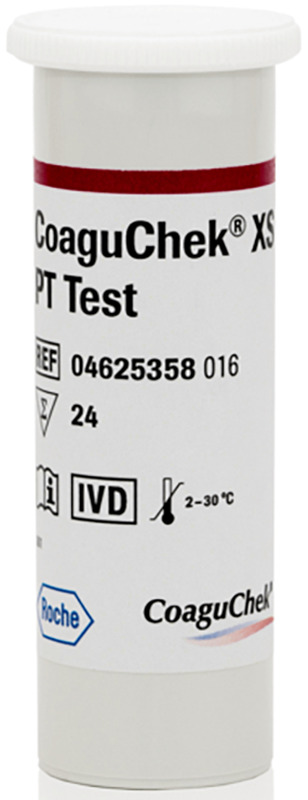 STRISCE REATTIVE PER APPARECCHIO UTODIAGNOSTICO COAGUCHEK XS PT TEST 6 PEZZI - Farmaunclick.it