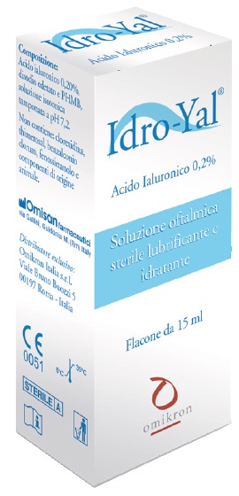 SOLUZIONE LUBRIFICANTE IDRO YAL 15 ML PER LENTI A CONTATTO - Farmaunclick.it
