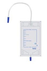 SACCA DI DRENAGGIO GAMBA PER INCONTINENZA TUBO 10 CM 10 PEZZI - Farmaunclick.it