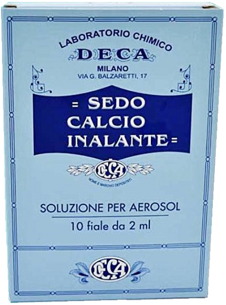 SEDO CALCIO INALANTE SOLUZIONE AEROSOL 10 FIALE 2 ML - Farmaunclick.it