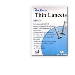 LANCETTE PUNGIDITO MEDISENSE THIN 28 GAUGE 50 PEZZI - Farmaunclick.it