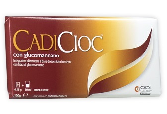 CADICIOC TAVOLETTA FONDENTE CON GLUCOMANNANO 100 G - Farmaunclick.it