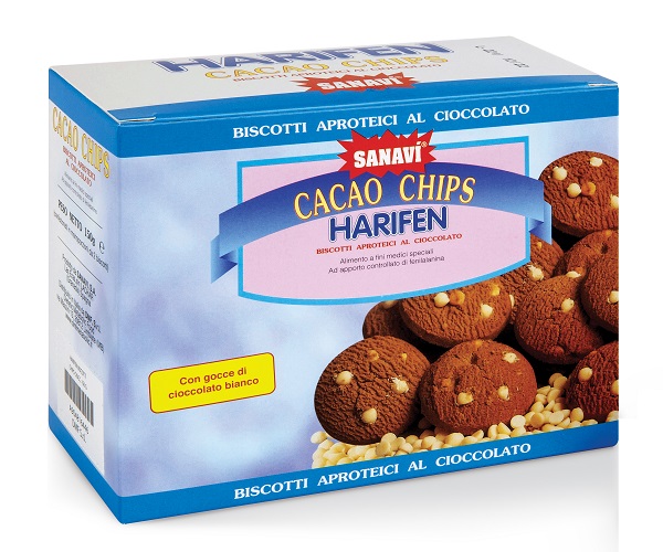 HARIFEN CHIPS CACAO BIANCO 150 G - Farmaunclick.it