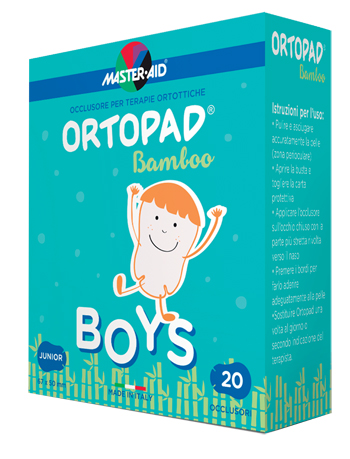 CEROTTO OCULARE PER ORTOTTICA ORTOPAD BOYS M 5,4X7,6 20 PEZZI - Farmaunclick.it