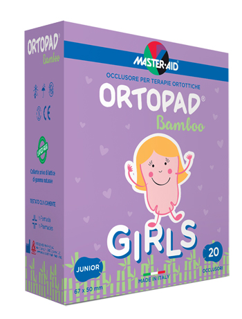 CEROTTO OCULARE PER ORTOTTICA ORTOPAD GIRLS M 5,4X7,6 20 PEZZI - Farmaunclick.it