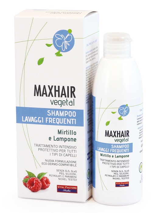 MAX HAIR VEGETAL SHAMPOO PER LAVAGGI FREQUENTI 200 ML - Farmaunclick.it