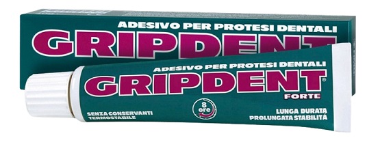 GRIPDENT FORTE ADESIVO PER PROTESI DENTARIA 40 G - Farmaunclick.it