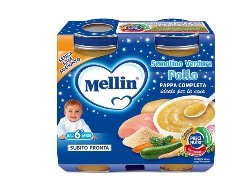 MELLIN OMOGENEIZZATO CENA POLLO VERDURE 2 PEZZI 200 G - Farmaunclick.it