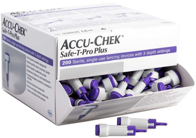 LANCETTE PUNGIDITO ACCU-CHEK SAFE T PRO PLUS PD 200 PEZZI - Farmaunclick.it