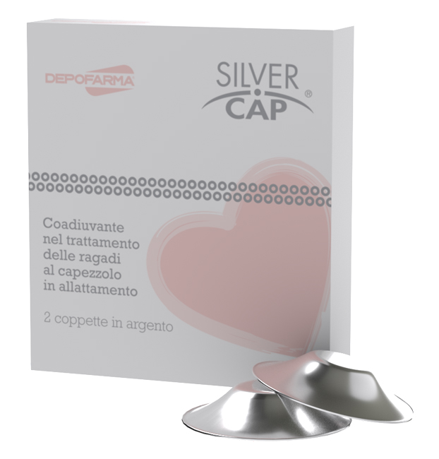 SILVER CAP COPPETTE IN ARGENTO COPRI CAPEZZOLI PER ALLATTAMENTO 2 PEZZI - Farmaunclick.it