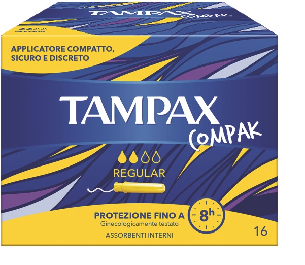 TAMPAX COMPAK REGULAR 16 PEZZI - Farmaunclick.it