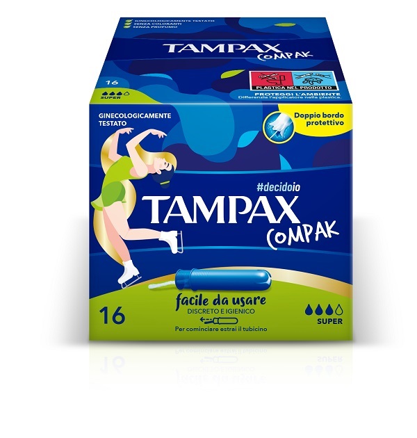TAMPAX COMPAK SUPER 16 PEZZI - Farmaunclick.it