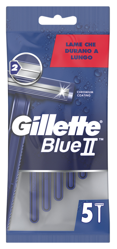 RASOIO GILLETTE BLUE II STANDARD 6 X 20 X 5 - Farmaunclick.it