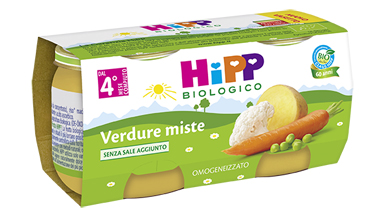 HIPP BIO HIPP BIO OMOGENEIZZATO VERDURE MISTE 2X80 G - Farmaunclick.it