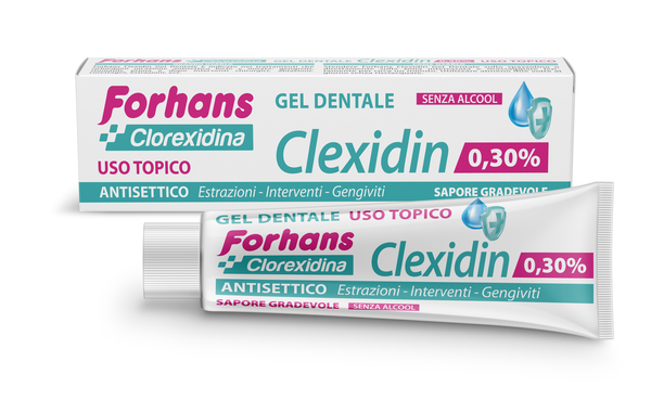 FORHANS CLEXIDIN COLLUTORIO IN GEL ALLA CLOREXIDINA 0,30% 30 - Farmaunclick.it