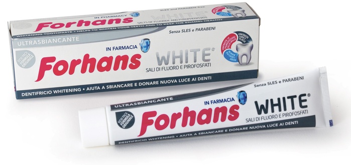 FORHANS SP WHITE DENTIF 75ML - Farmaunclick.it