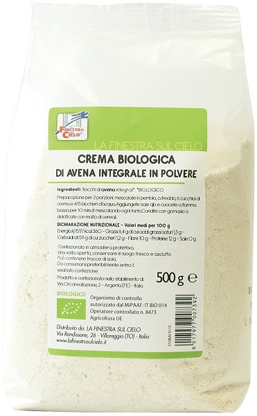 CREMA DI AVENA INTEGRALE BIO 500 G - Farmaunclick.it