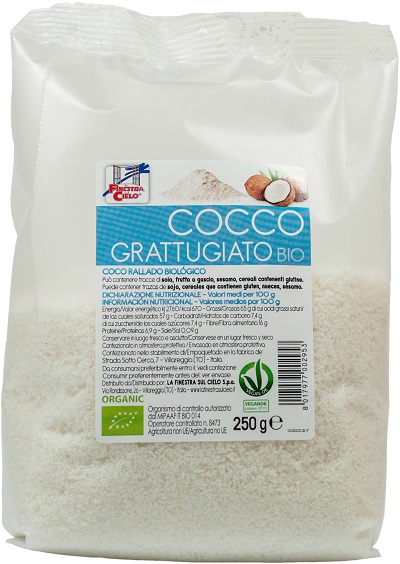 COCCO GRATTUGIATO BIO 250 G - Farmaunclick.it