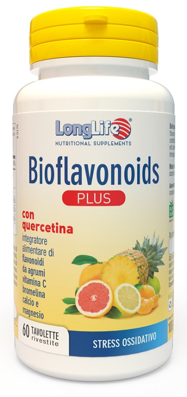 LONGLIFE BIOFLAVONOIDS PLUS 60 TAVOLETTE - Farmaunclick.it