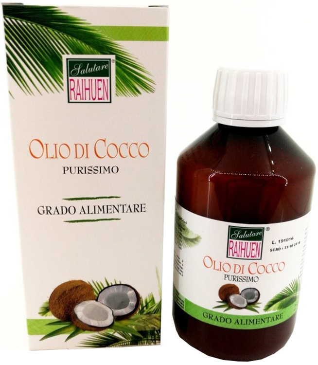 RAIHUEN OLIO COCCO GRADO ALIMENTARE 100 ML - Farmaunclick.it