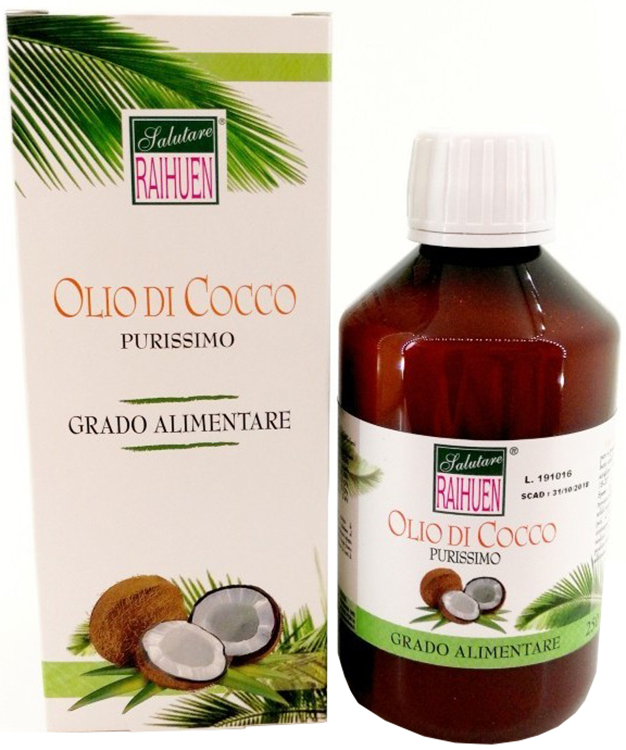 RAIHUEN OLO COCCO GRADO ALIMENTARE 250 ML - Farmaunclick.it