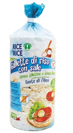 RICE&RICE GALLETTE DI RISO CON SALE SENZA LIEVITO 100 G - Farmaunclick.it