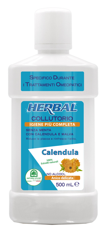 HERBAL COLLUTORIO CALENDULA E MALVA 500 ML - Farmaunclick.it