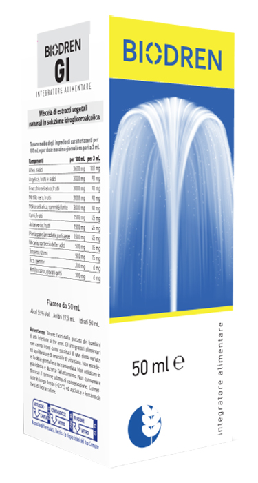 BIODREN GI SOLUZIONE IDROALCOLICA 50 ML FLACONE - Farmaunclick.it