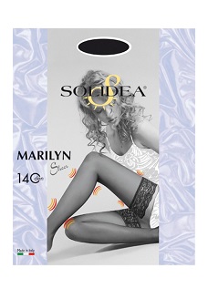 MARILYN 140 SHEER CALZA AUTOREGGENTE MOKA 4 - Farmaunclick.it