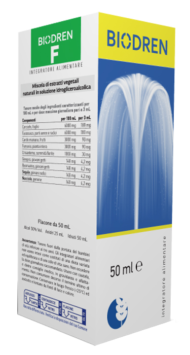 BIODREN F 50 ML SOLUZIONE IDROALCOLICA - Farmaunclick.it