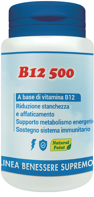 B12 500 CIANOCOBALAMINA 100 CAPSULE VEGETALI - Farmaunclick.it