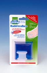 RADDRIZZA ALLUCE IN GEL DI SILICONE BIANCO SEMITRASPARENTE SAGOMATA PER PROTEGGERE E RIALLINEARE L'ALLUCE EVITANDO LO SFREGAMENTO FRA IL PRIMO E IL SECONDO DITO IGIENEPIEDE 1 PEZZO - Farmaunclick.it