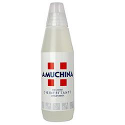 DISINFETTANTE IGIENIZZANTE A BASE DI IPOCLORITO DI SODIO ANTIMICROBICO AD AMPIO SPETTRO D'AZIONE AMUCHINA LIQUIDA 100% 1000 ML - Farmaunclick.it