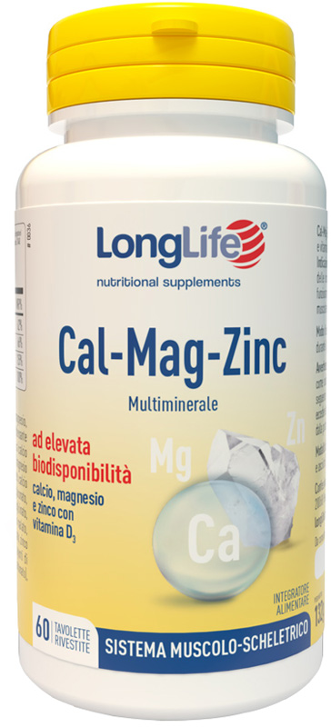 LONGLIFE CAL MAG ZINC 60 TAVOLETTE - Farmaunclick.it