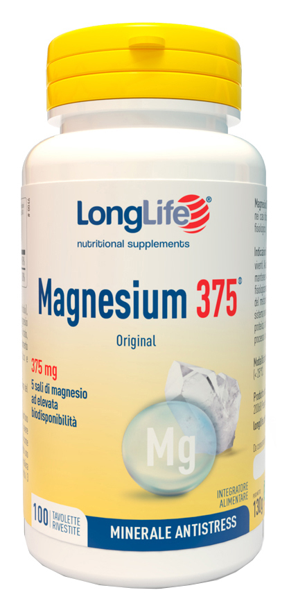 LONGLIFE MAGNESIUM 375 MG 100 TAVOLETTE - Farmaunclick.it