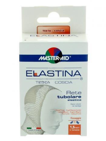 RETE TUBOLARE ELASTICA IPOALLERGENICA MASTER-AID ELASTINA TESTA/COSCIA 1,5 MT IN TENSIONE CALIBRO 6 CM - Farmaunclick.it
