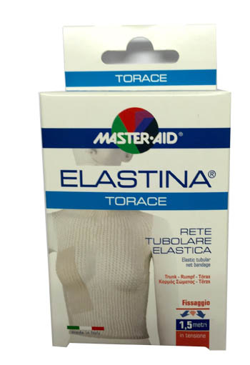 RETE TUBOLARE ELASTICA IPOALLERGENICA MASTER-AID ELASTINA TORACE 5 MT IN TENSIONE CALIBRO 8 CM - Farmaunclick.it